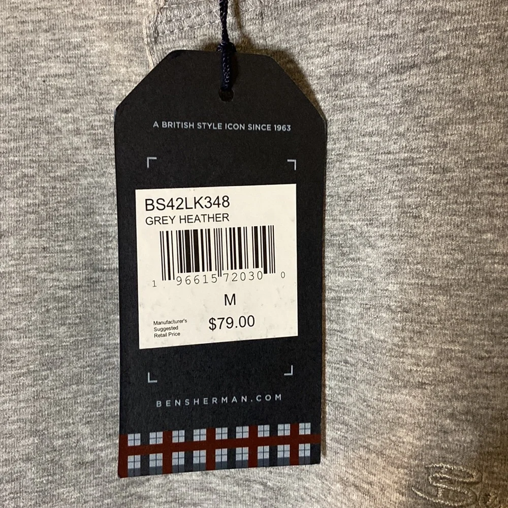 Ben Sherman - Men’s Grey - Long Sleeve Shirt - Medium - Picture 2 of 2